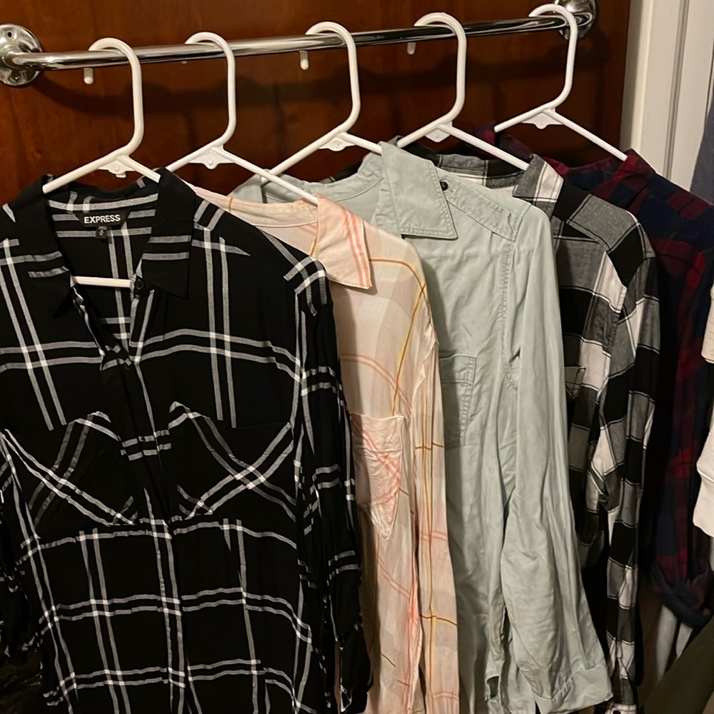 Bundle of 5 Express Button Up Shirts